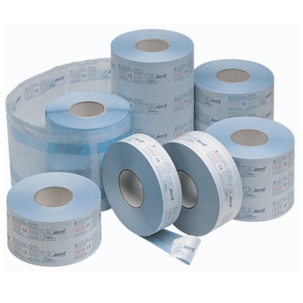 Cintas adhesivas para uso odontológico personalizadas, ideales para procesos de esterilización y protección en clínicas dentales.