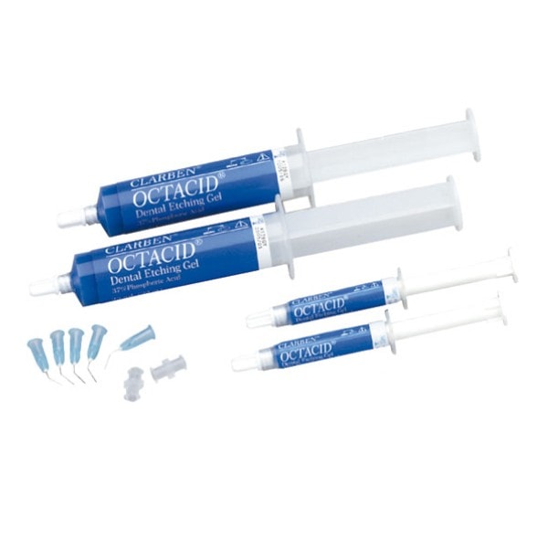 Autoinyector de gel de enmascaramiento dental Octacid para estética dental, personalizado y de alta precisión.