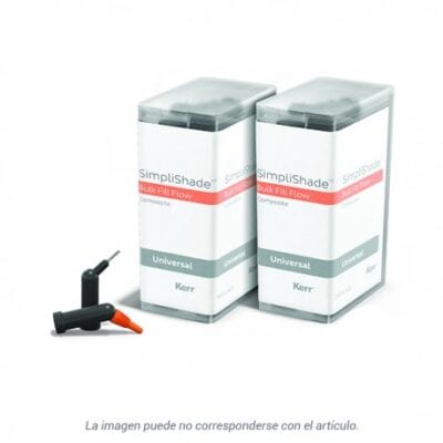 Resinas de relleno dental SimpliShade Kerr para restauraciones universales, en envases compactos. Productos odontológicos de alta calidad para una restauración precisa y duradera.
