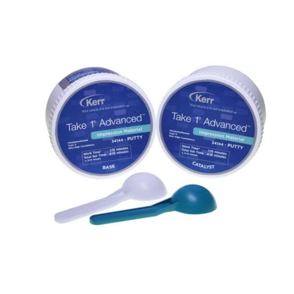 Kits de impresión para prótesis dentales con productos odontológicos personalizados Take 1 Advanced Kerr.