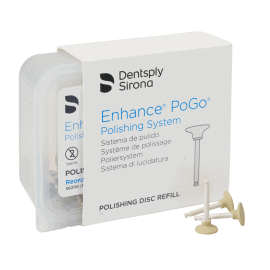 Dentsply Sirona Enhance PoGo System de pulido para odontología, recambio de disco de pulido y accesorios; ideal para tratamientos de pulido dental.