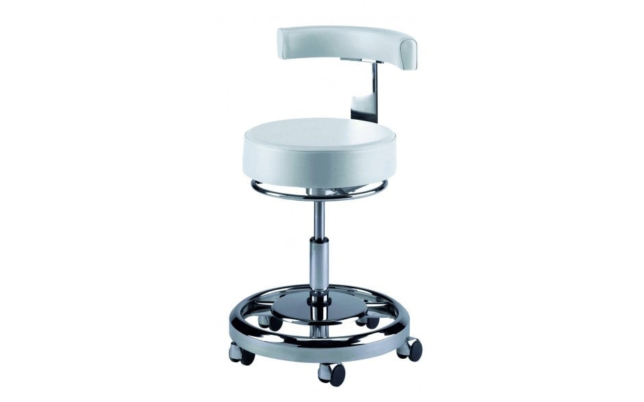 Silla odontológica de diseño ergonómico y cómodo, ideal para consultas y tratamientos dentales personalizadas.