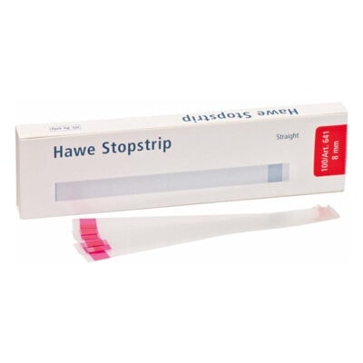 Hawe Stopstrip para detección rápida de sangre en cuidados odontológicos, 8 mm, medición de 100 unidades, productos odontológicos personalizados para procedimientos precisos, EXAmedic.