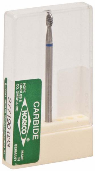 Fresado dentario personalizado para odontología, herramienta de corte CARBIDE HOPICO en caja de plástico. Instrumento dental de alta precisión para trabajos específicos en odontología.