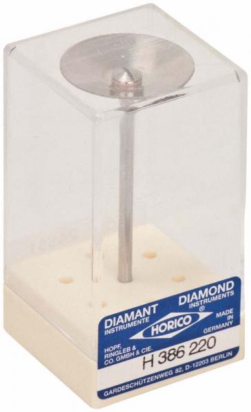 Diamant instrumento odontológico personalizado para cirugía y prótesis dental, fabricado en Alemania, con diseño compacto y precisión en la aplicación clínica.