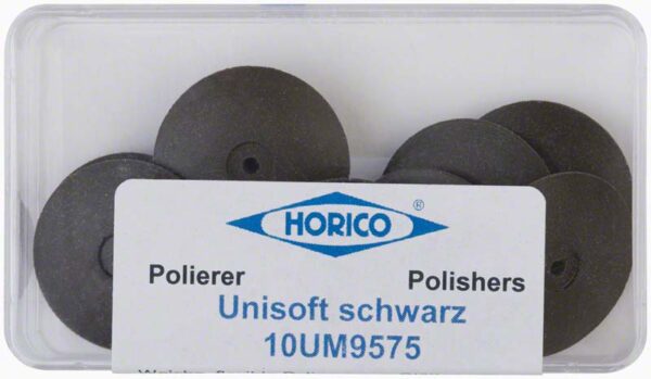 Polidores odontológicos personalizados en color negro de alta calidad para trabajos dentales precisos y duraderos.