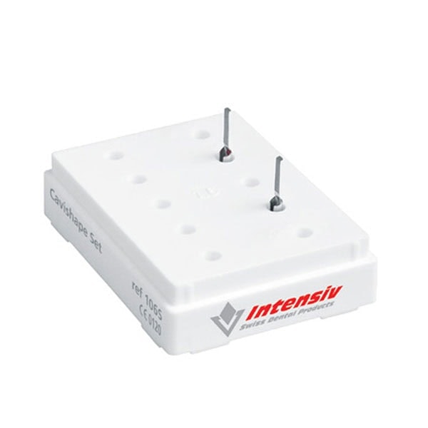 Cuidado dental personalizado con juego de calibración para odontología, marcas Intensiv, ideal para ajustes precisos en clínicas dentales.