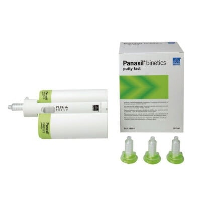 Al text only: Membrana de impresión dental Panasil binetics para impresiones precisas en odontología, fácil de usar y resistente, ideal para prótesis y ortodoncia.