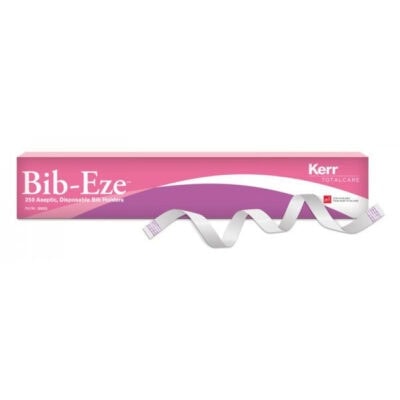 Bib-Eze envases de contenederos desechables para uso odontológico con diseño ergonómico.