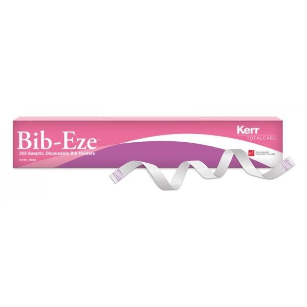 Bib-Eze envases de contenederos desechables para uso odontológico con diseño ergonómico.