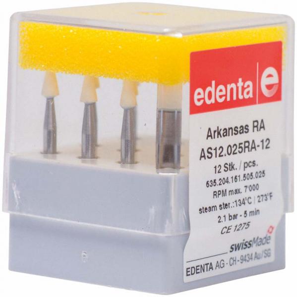 Amalgama dental personalizada en caja con diferentes componentes para prótesis odontológica de alta precisión.