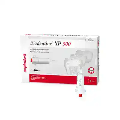 Biosistema odontológico personalizado con Biodontine XP 500 para tratamientos dentales efectivos y seguros.