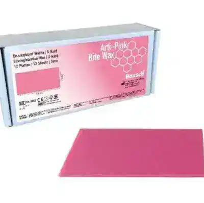 Ceras odontológicas personalizadas en color rosa para restauraciones dentales y protección bucal, ideales para odontólogos y clínicas.