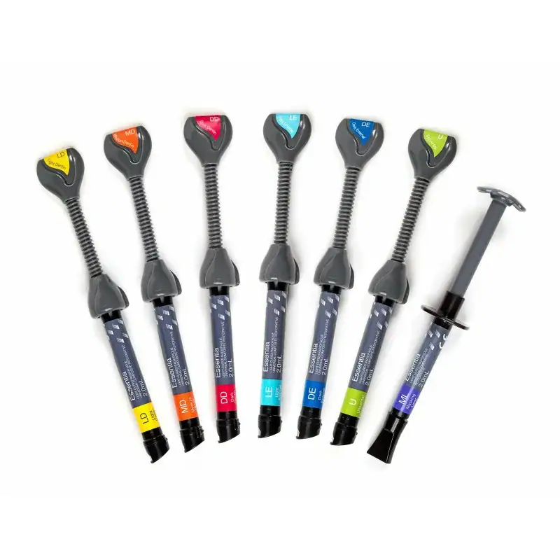 Colgantes odontológicos personalizados para instrucciones y señalización en clínicas dentales, con diferentes colores y etiquetas para una mejor identificación.