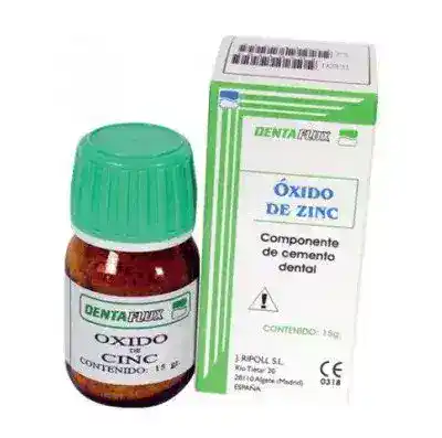 Oxido de zinc para odontología, producto personalizado para cementos dentales, ideal para restauraciones y prótesis dentales.