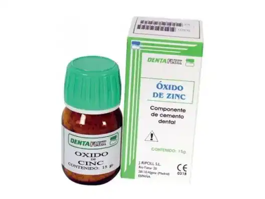Oxido de zinc para odontología, producto personalizado para cementos dentales, ideal para restauraciones y prótesis dentales.