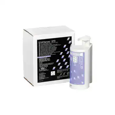 EXA lence 370, material de impresión de silicona para odontología, en envase de 250 ml, ideal para impresión de moldes dentales en clínicas odontológicas.