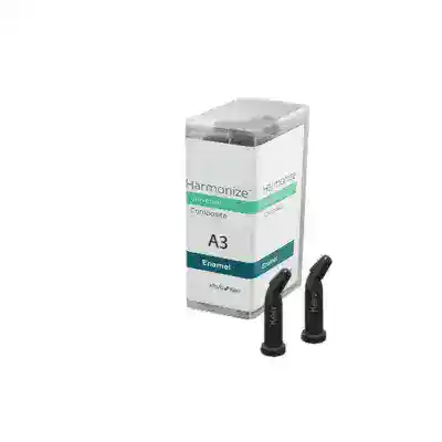 Harmonize Universal A3 esmalte para restauraciones dentales, en envase de 50 g, ideal para odontología personalizada y de alta calidad.