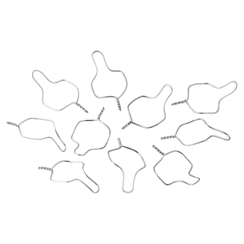 ALTO: Dispositivos de ortodoncia personalizados en acero inoxidable para ajustes dentales precisos, utilizados en tratamientos odontológicos especializados.