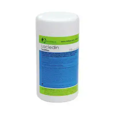 Laclecin toallitas desinfectantes para superficies en entornos médicos y dentales, ideales para la limpieza y desinfección de superficies en clínicas y consultorios odontológicos.