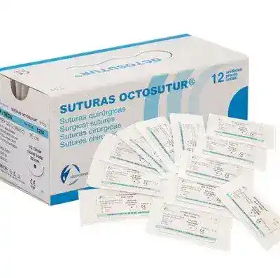 Suturadoras quirúrgicas Octosutur, paquetes con 12 unidades, ideal para procedimientos odontológicos y cirugías maxilofaciales, fabricadas para una sutura precisa y segura.