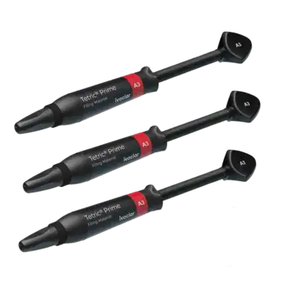 Tetric® Prime A3, material de relleno odontológico personalizado, para restauraciones con alta precisión y estética en odontología conservadora y estética.