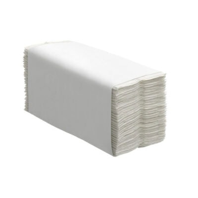 Toalla desechable blanca para uso odontológico, ideal para clínicas y centros dentales.