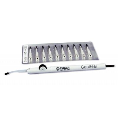 Tinte odontológico personalizado para sellado de espacios en tratamientos dentales, ideal para odontólogos, mejora la precisión y el resultado en procedimientos de sellado dental, compatible con productos como GapSeal.