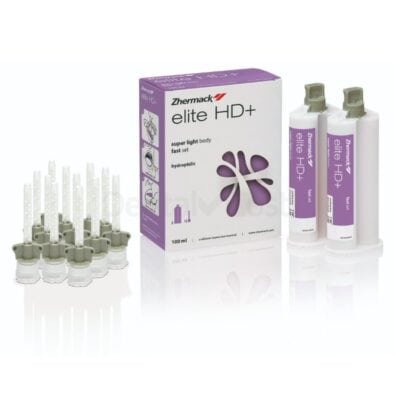 Alt: Gel de carga para impresión 3D en odontología Zhermack elite HD+ y accesorios relacionados, ideal para restauraciones dentales precisas.