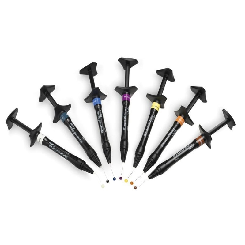 Tensores dentales personalizados para odontología con diferentes colores y medidas, ideales para tratamientos precisos y cómodos en clínicas dentales.