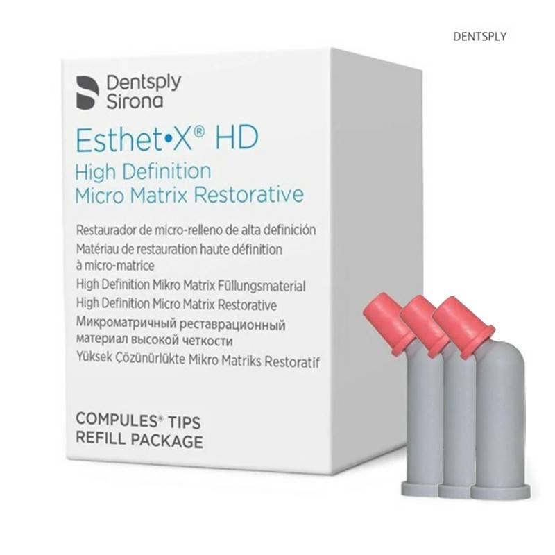 Micro-relleno de alta definición para restauraciones dentales, compatible con productos odontológicos personalizados, ideal para micro-matrices y tratamiento restaurador de alta precisión.