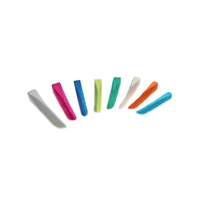 Colas de cera odontológica personalizada en diversos colores para moldes y reparaciones dentales, ideal para odontólogos y laboratorios.
