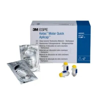 Ketek Molar Quick Aplicap, material de obturación para odontología, empaquetado de productos odontológicos personalizados, especialmente para restauraciones de alta calidad.