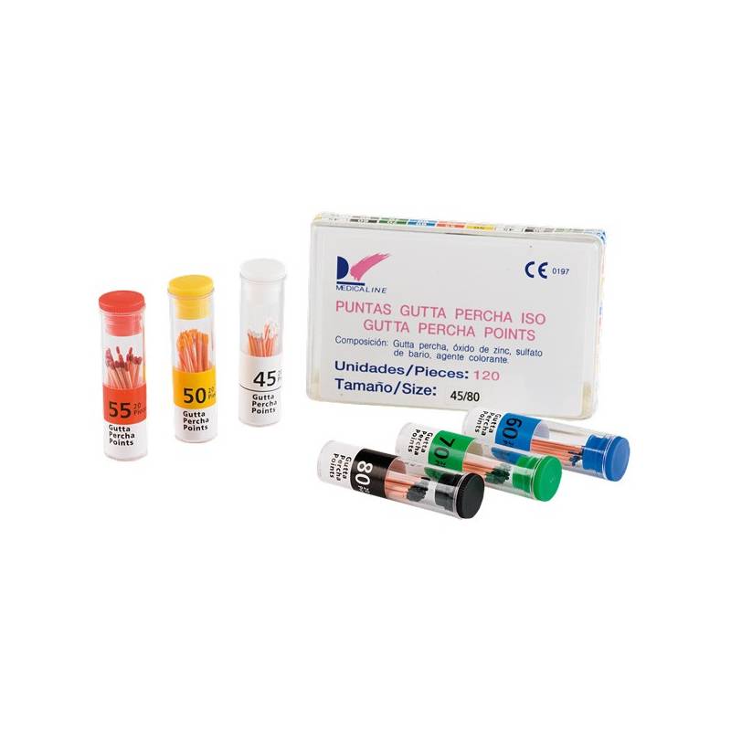 Algodón anestésico para odontología, productos odontológicos personalizados, puntas guta percha ISO, instrumental dental, accesorios para tratamientos dentales, calidad y precisión para clínicas odontológicas.