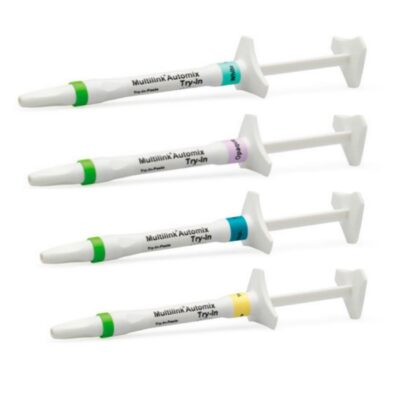 Multiink Automix: material compuesto para prótesis dentales, fácil de usar y obtener un acabado preciso, personalizado para cada paciente. Perfecto para odontología estética y restauradora.