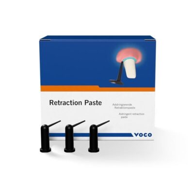 Retraction paste para odontología, material personalizado para retractor oral, ideal para procedimientos dentales confiables y seguros.