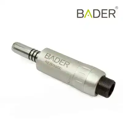 Porta buriles dental personalizado con sistema neumático BADER NEWmatic para odontología de alta precisión.