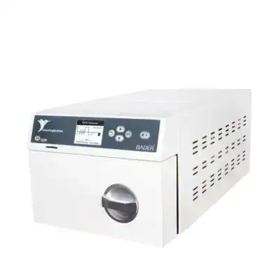 Humedbirdclav BADER autoclave odontológico para esterilización de instrumentos dentales, fácil de usar y eficiente.