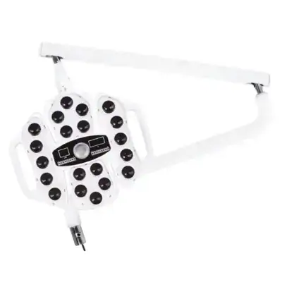 Lámpara de luz LED para odontología, con diseño ergonómico y luz de alta intensidad para procedimientos dentales precisos.