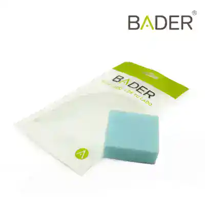 BADER productos odontológicos personalizados, espátula de limpieza dental en blíster para acabado y ajuste. Calidad y precisión en productos odontológicos de exámedic para clínicas dentales.