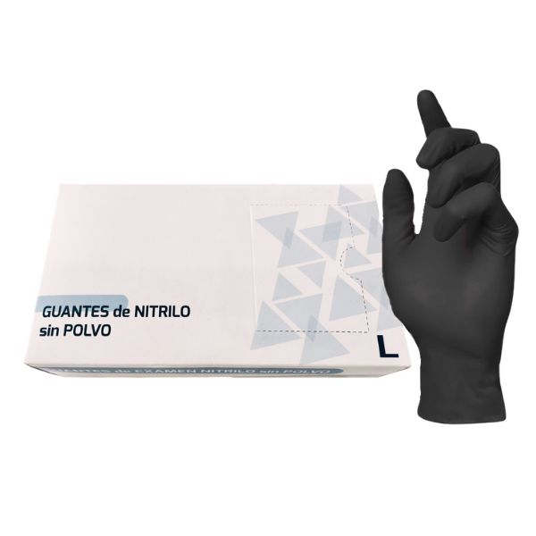 Guantes de nitrilo sin polvo, protección dental, productos odontológicos personalizados, calidad profesional, opción segura para procedimientos dentales.