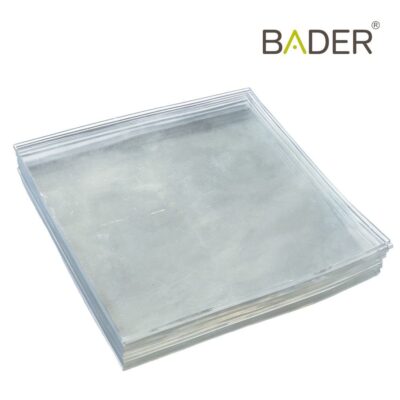 Protector de papel para moldes dentales personalizados, material transparente y resistente, ideal para impresión y precisión en odontología.