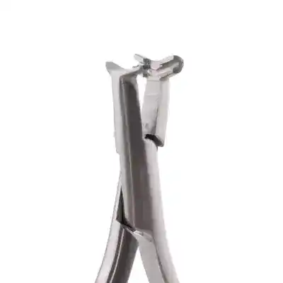 Instrumento odontológico personalizado para procedimientos dentales precisos y seguros en tratamientos bucales.