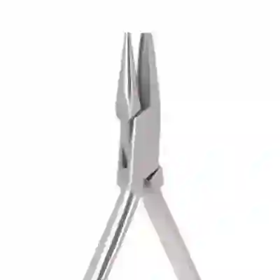 Pinzas dentales de precisión en acero inoxidable, ideales para procedimientos odontológicos y trabajos de restauración dental. Totalmente personalizables para distintas aplicaciones odontológicas.