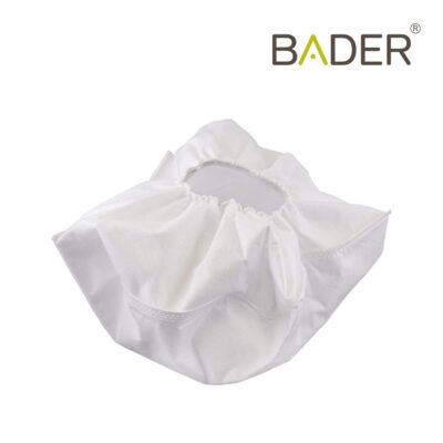 Alto text: Funda protectora para productos odontológicos personalizada de BADER, resistente y fácil de limpiar, ideal para clínicas dentales y odontólogos.