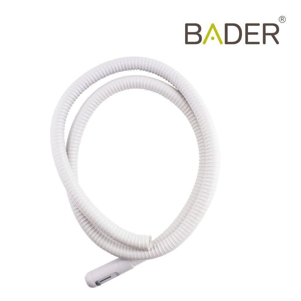 Tubería de aspiración dental blanca, flexible y resistente para equipos odontológicos personalizados en EXAmedic. Ideal para una limpieza y ventilación eficientes en clínicas dentales.