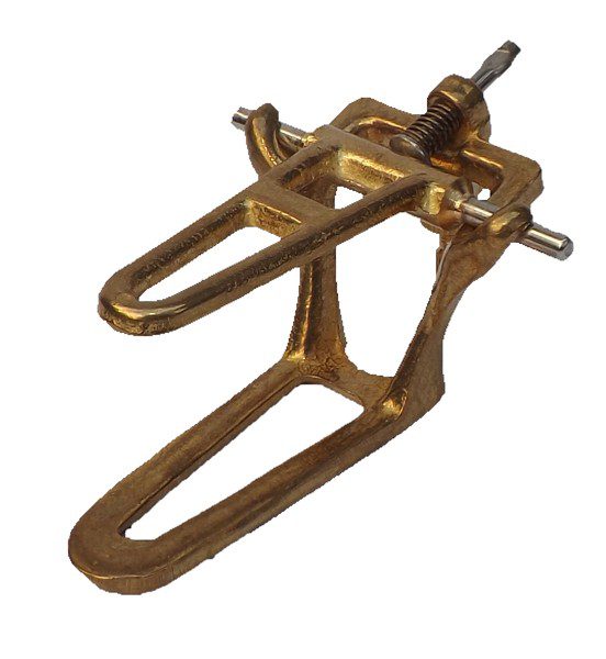 Instrumento odontológico personalizado para procedimientos dentales, utilizado en odontología avanzada, fabricación de prótesis y tratamientos especializados en clínicas dentales.