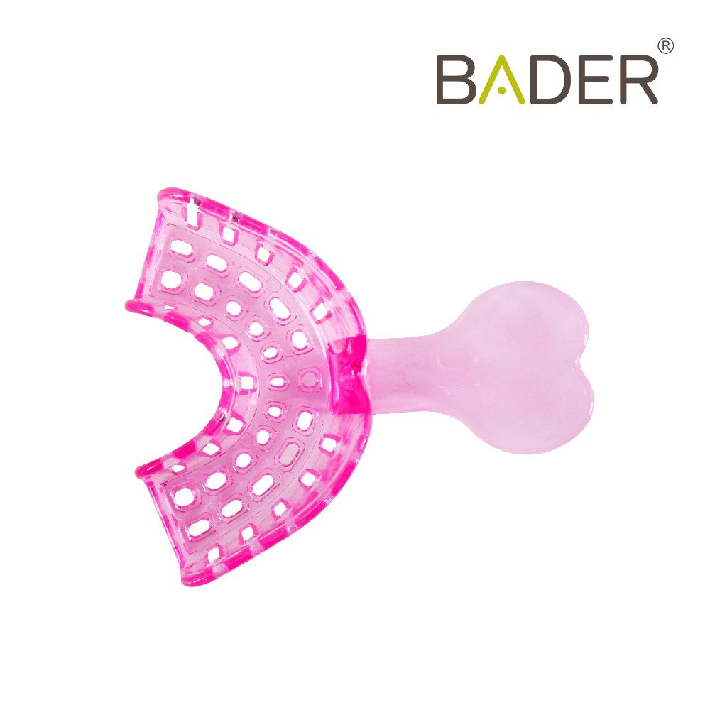 Paleta para pastas dentales personalizada en color rosa, ideal para odontología y higiene bucal de bebé y niños pequeños. Diseño ergonómico, fácil de usar y limpiar.