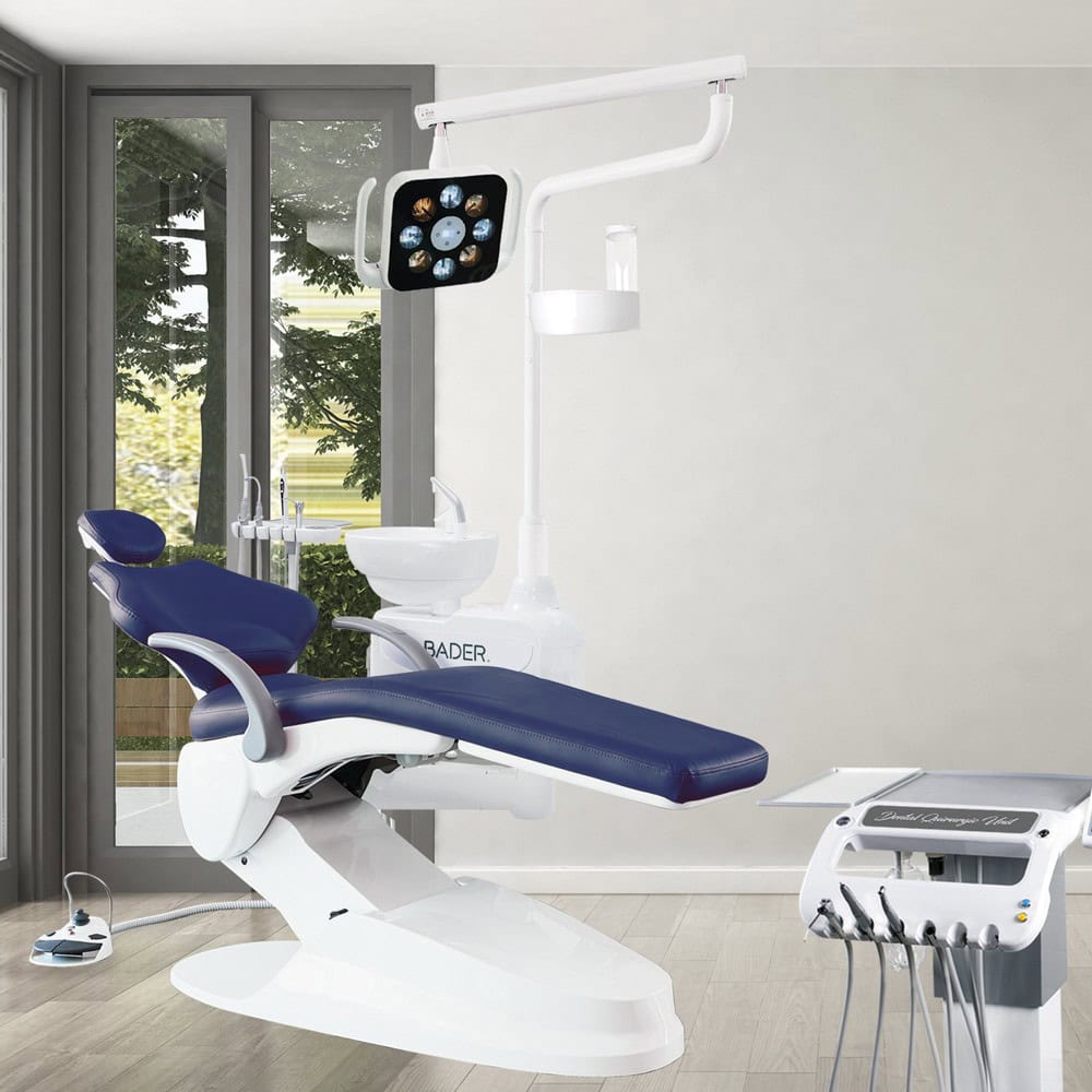 Bañera dental moderna en clínica odontológica con iluminación LED y equipo de última generación para tratamientos odontológicos personalizados en un entorno profesional.