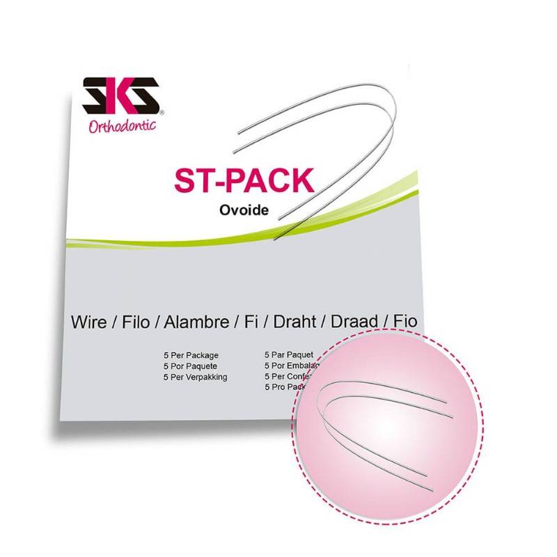 ST-PACK Oxido de alambre para ortodoncia, utilizado en productos odontológicos personalizados de EXAmedic.